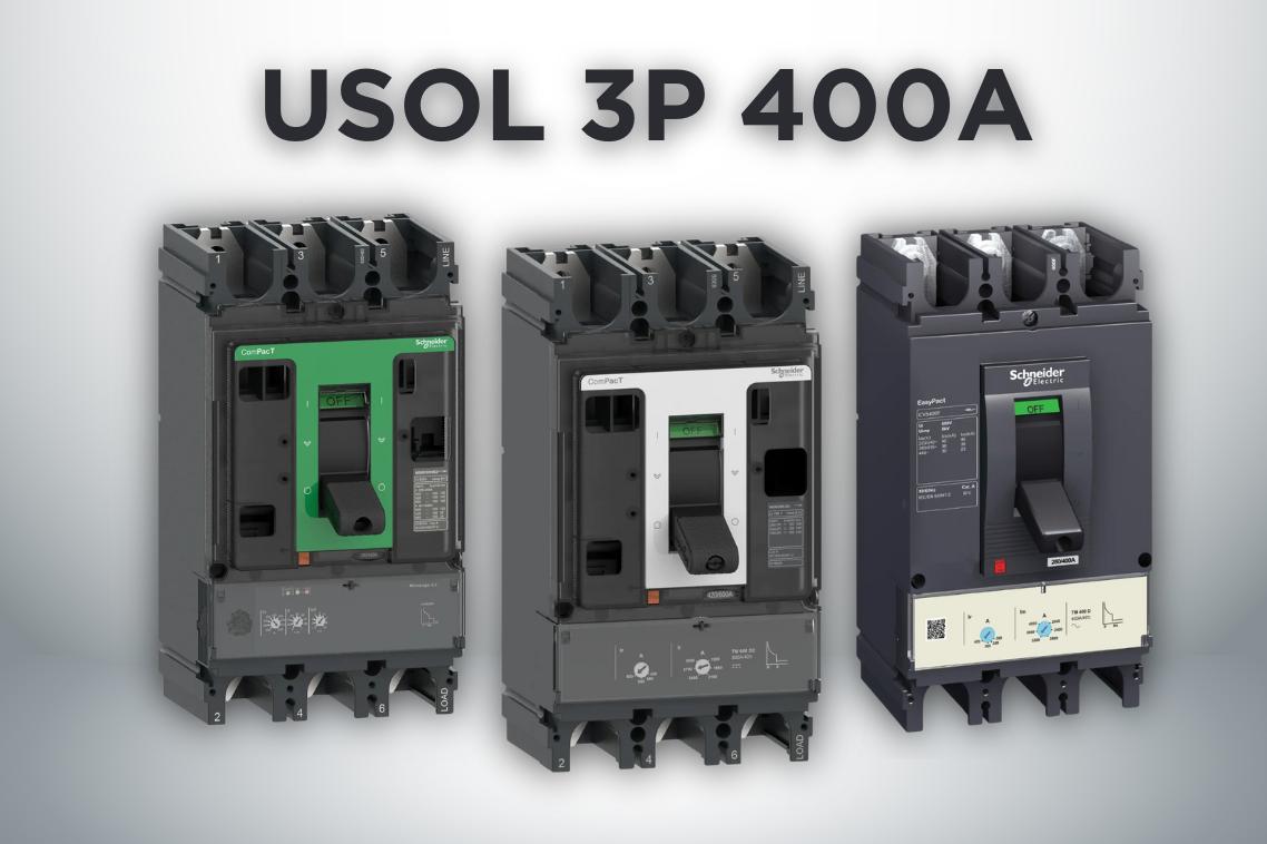 Intrerupator tip USOL 3P Tripolar 400A Schneider - Articol Dinamic