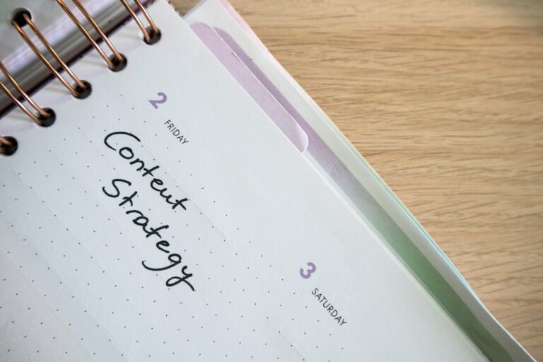 Photo Content calendar