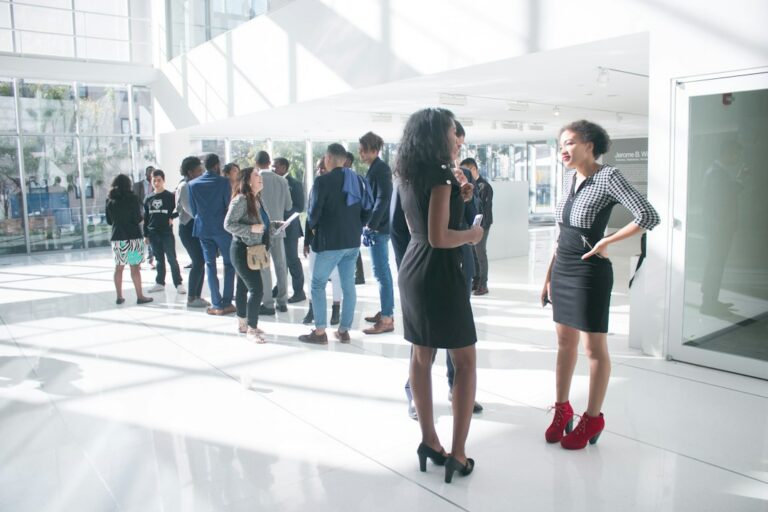Photo business event networking tips