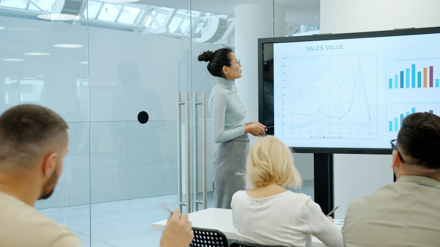 Photo business presentation communication tips